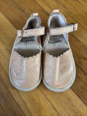 Monkey Feet Girls Mary Jane Shoes - Neutral Blush
